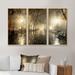 Red Barrel Studio® Night Alley w/ Lights - Landscape Framed Canvas Wall Art Set Of 3 Canvas, Wood in White | 28 H x 36 W x 1 D in | Wayfair