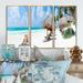 Rosecliff Heights Caribbean Beach Panorama 2 - 3 Piece Floater Frame Photograph on Canvas Canvas, Wood in White | 20 H x 36 W x 1 D in | Wayfair