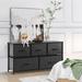 17 Stories Shonae 5 Drawer Dresser Wood/Metal in Black | 21.5 H x 39.4 W x 11.8 D in | Wayfair B544BFE3B2314F658FCEE2752B37F108