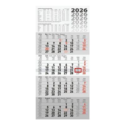 rido 4-Monats-Wandplaner »2026«, 30x65 cm