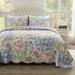 Greenland Home Fashions Emma Patchwork Floral Print Cotton Quilt Set