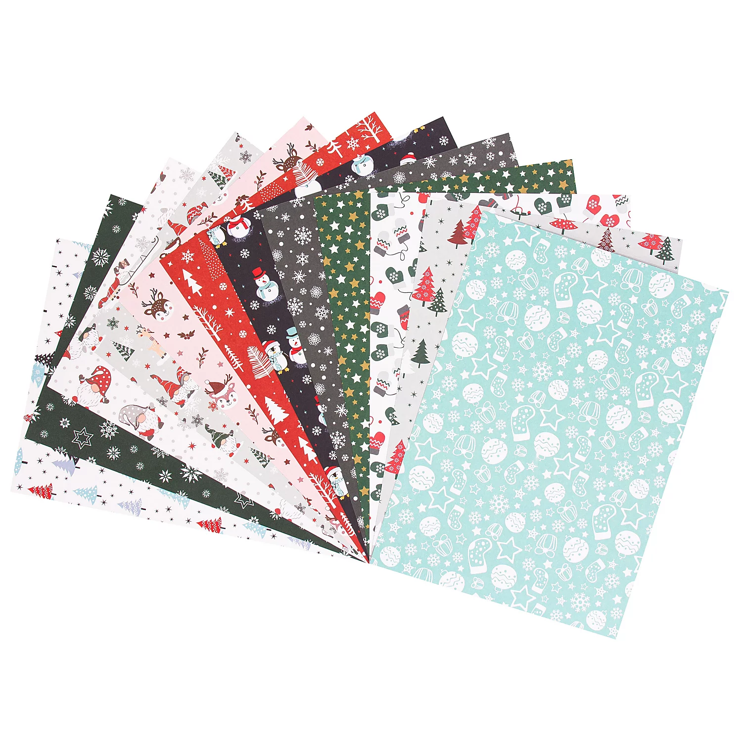 Set de papier "Noël", 21 x 29,7 cm, 24 pages