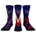 Youth Rock Em Socks Houston Texans 3-Pack Crew Set