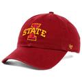 Men's '47 Red Iowa State Cyclones Clean Up Adjustable Hat