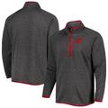 Men's Columbia Gray Washington State Cougars Canyon Point Raglan Half-Zip Top