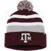 Men's '47 Maroon Texas A&M Aggies State Line Cuffed Knit Hat with Pom