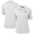 Women's Cutter & Buck White New York Jets Americana Virtue Eco Pique Recycled Polo