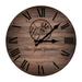 Imperial Brown New York Yankees Rustic 16'' Clock