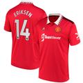 Men's adidas Christian Eriksen Red Manchester United 2022/23 Home Replica Player Jersey