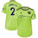 Women's adidas Victor Lindelof Neon Green Manchester United 2022/23 Third Replica Player Jersey
