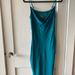 Anthropologie Dresses | Anthropologie Elyse Bias Slip Dress. Nwt | Color: Blue/Green | Size: Xs