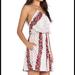 Free People Dresses | Free People Simona High Neck Dress In Light Stone Combo | Color: Red/Tan | Size: S