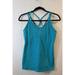 Athleta Tops | Athleta Empowerment Tank Top Built In Bra Racerback Light Blue/Green Small | Color: Blue | Size: S