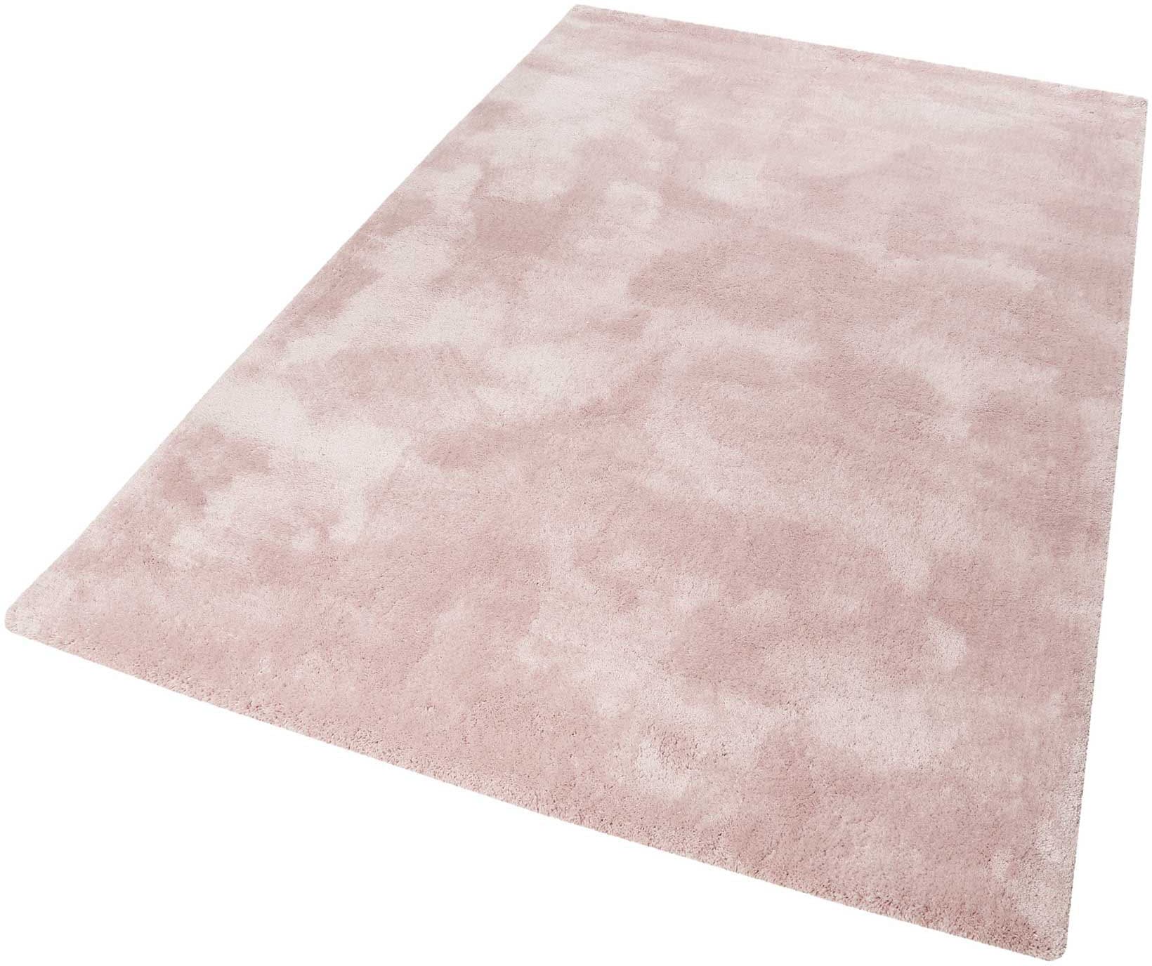 Hochflor-Teppich ESPRIT "Relaxx ESP-4150" Gr. 6, rosa, B:200cm H:25mm L:290cm, Kunstfaser, Teppiche, Wohnzimmer, sehr große Farbauswahl, weicher dichter Hochflor