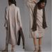 Anthropologie Dresses | Anthropologie Saturday Sunday Xs Nwt Knit Cocoon Batwing Midi Sweater Dress | Color: Tan | Size: Xs