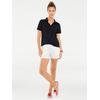Poloshirt "Poloshirt", Damen, Gr. 46, schwarz, 95% Baumwolle, 5% Elasthan, B.C. BEST CONNECTIONS BY HEINE, unifarben, Kurzarm, Shirts