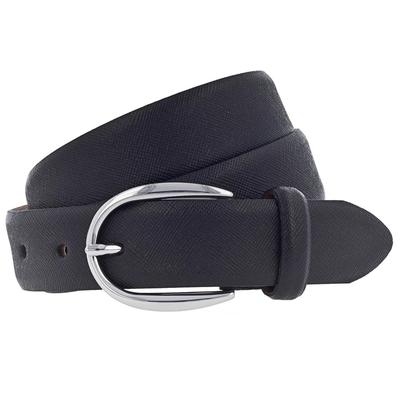 Vanzetti Gürtel Leder 80 cm Schwarz Damen