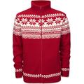 Brandit Norweger Pull Zip, blanc-rouge, taille 3XL