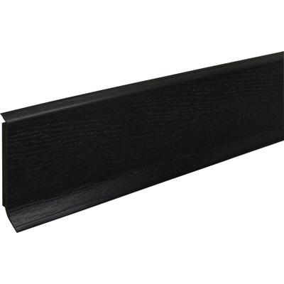 Kernsockelleiste 250 cm 60 x 14 mm schwarz Leisten - Fn Neuhofer