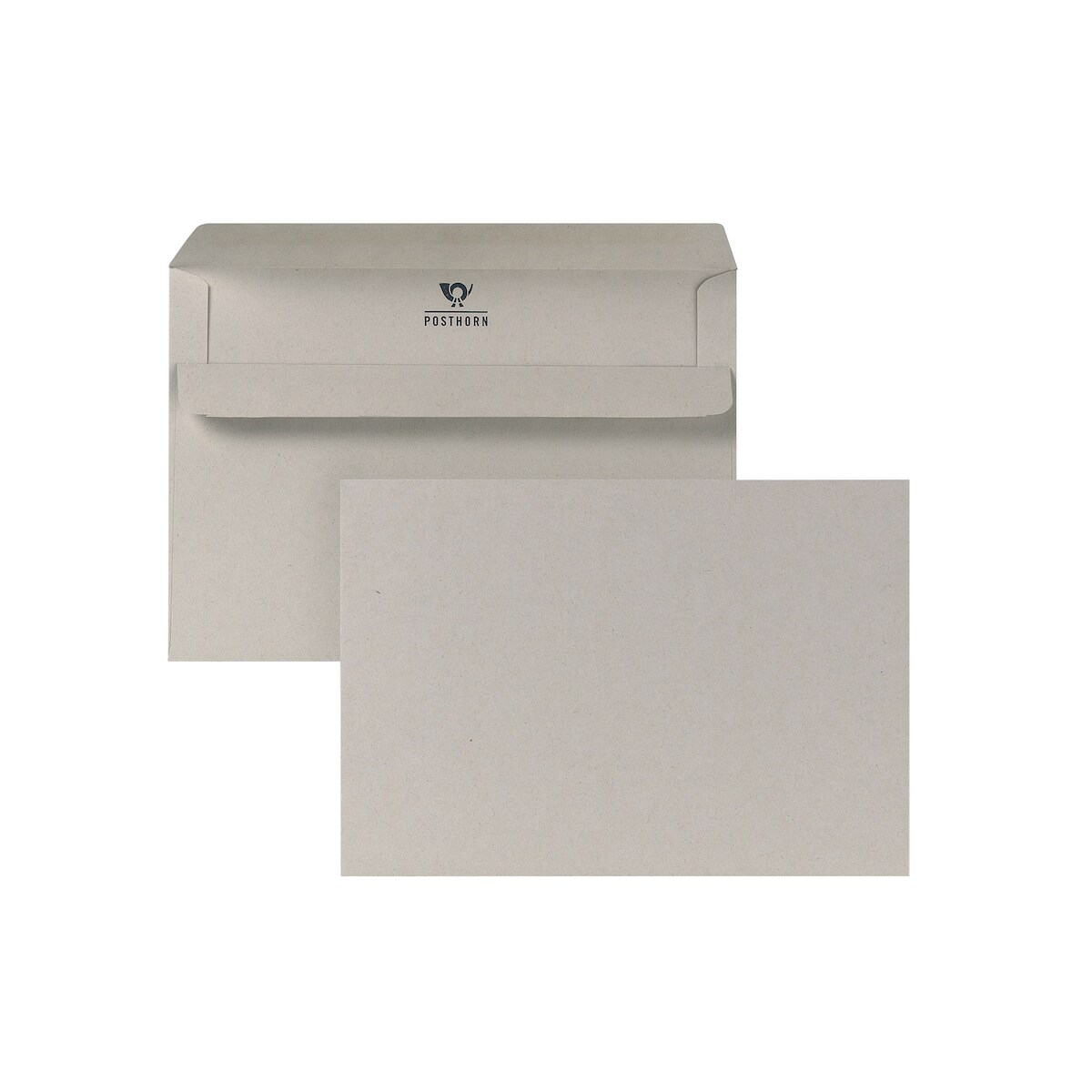 POSTHORN Briefumschlag 01200481 C6 oF sk grau Image