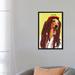 East Urban Home 'Bob Marley Dachshund' Painting Print on Canvas in Brown/Yellow | 18 H x 12 W x 1.5 D in | Wayfair ESUR7277 37457051