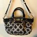 Coach Bags | Coach Authentic Bag Medium Sized Black & Silver Gray, Very Good Condition | Color: Black/Gray | Size: Os