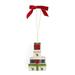 Spode Christmas Tree Stacking Gifts Ornament 4" Ceramic/Porcelain in Green/Red/White | 5 H x 2.75 W x 4.25 D in | Wayfair 1780224