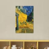 Vault W Artwork 'Café Terrace, Place du Forum, Arles, 1888' by Vincent van Gogh Painting Print on Canvas Metal in Blue | Wayfair ESUR7200 37456435
