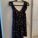 American Eagle Outfitters Dresses | American Eagle Floral Romper | Color: Black/Blue | Size: M
