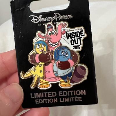 Disney Art | Disneys Inside Out Opening Day Pin | Color: Pink/Yellow | Size: Os