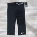 Nike Bottoms | Kids Nike Pro Capri Leggings | Color: Black | Size: Lg