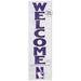 White Northwestern Wildcats 10'' x 35'' Indoor/Outdoor Welcome Sign