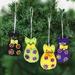 The Holiday Aisle® Crafty Cats Wool Felt Ornaments Glass | 3.7 H x 2.6 W x 1.2 D in | Wayfair 955AA4DCCA4D42B88FD7C3C5E7B9BC29