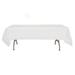 Eider & Ivory™ Mikes Tablecloth Plastic/Vinyl in White | 0.02 D in | Wayfair 4FBC0A2A615D43FE9B98D994050068BC