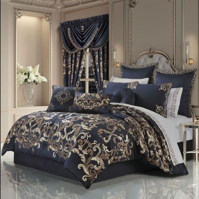 Caruso Comforter Set Midnight Blue, King, Midnight...