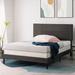Latitude Run® Standard Bed Upholstered/Polyester/Metal in Gray | 44.8 H x 57 W x 79 D in | Wayfair DD5AB94C4DA44A1F931F0450D4033E2E