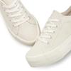 Sneaker LASCANA, Damen, Gr. 38, beige, Obermaterial: 100% Textilmaterial. Futter: 100% Textilmaterial. Decksohle: 100% Textilmaterial. Laufsohle: 100% Synthetik, unifarben, casual, Schuhe Plateausneaker, Schnürhalbschuh, Freizeitschuh aus Textil mit...