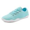 Sneaker LASCANA, Damen, Gr. 38, blau (türkis), Obermaterial: 100% Textilmaterial. Decksohle: 100% Textilmaterial. Laufsohle: 100% Synthetik, unifarben, casual, Schuhe, mit ultraflache Sohle, superleicht, Schnürhalbschuhe, Unisex VEGAN