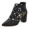 High-Heel-Stiefelette LASCANA, Damen, Gr. 41, schwarz, Obermaterial: 100% Textilmaterial. Futter: 100% Lederimitat. Decksohle: 100% Lederimitat. Laufsohle: 100% Synthetik, unifarben, modisch, Schuhe, mit femininer Spitze und Blockabsatz, Ankle Boot,...