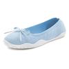 Sneaker Ballerinas LASCANA, Damen, Gr. 38, blau (hellblau), Obermaterial: 100% Textilmaterial. Decksohle: 100% Textilmaterial. Laufsohle: 100% Synthetik, unifarben, sportlich, Schuhe, Slipper, Halbschuh, ultraleicht zum Reinschlüpfen VEGAN