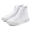 Stiefelette LASCANA, Damen, Gr. 36, weiß, Obermaterial: 100% Textilmaterial. Futter: 100% Textilmaterial. Decksohle: 100% Textilmaterial. Laufsohle: 100% Synthetik, unifarben, casual, Schuhe, aus Textil zum Schnüren, High-Sneaker, Schnür-Boots