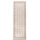 Orientteppich MORGENLAND "Orientteppich - Hasti rechteckig" Teppiche Gr. B/L: 100 cm x 400 cm, 8 mm, 4 m², 1 St., beige (creme) Geknüpfte Teppiche