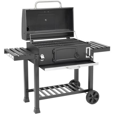 Smoker EL FUEGO "Ontario XXL", schwarz, B:14,1cm H:136cm T:63cm, Grills, 141,5 x 114 x 61,3 cm Image