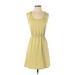 Old Navy Casual Dress - Mini: Tan Stripes Dresses - Women's Size Small