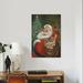 East Urban Home 'Santa Claus' Painting Print on Canvas, Cotton in Brown/Green | 18 H x 12 W in | Wayfair ESUR3092 37325498