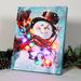 The Holiday Aisle® Lighted Musical Canvas Easel Back 8x10 - Musical Snowman | 8 H x 10 W x 1 D in | Wayfair A57C0A7CB25F4EFCA84630018C1D4103