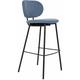 Tabouret métal polyester 50X46X101 75 bleu métal polyester Matériau Couleur multicolore Famille