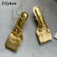 Eilyken-Sandales à lacets pour femmes chaussures d'été fines et basses style gladiateur