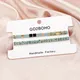 Go2Boho-ensemble de Bracelets en perles Turquoises Bijoux de mode Miyuki Tila Bracelets pour