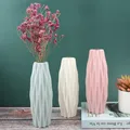 Vase à fleurs en céramique blanche 216.239. pot en plastique décoration de la maison